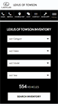 Mobile Screenshot of lexusoftowson.com